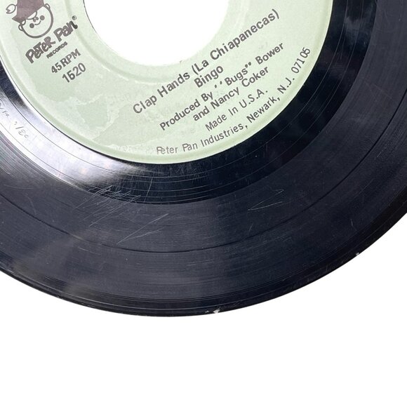 Vintage Lot Of 6 Peter Pan Children's Records Music 45RPM Kids - Picture 4 of 10